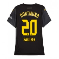 Borussia Dortmund Marcel Sabitzer #20 Replica Away Shirt Ladies 2024-25 Short Sleeve